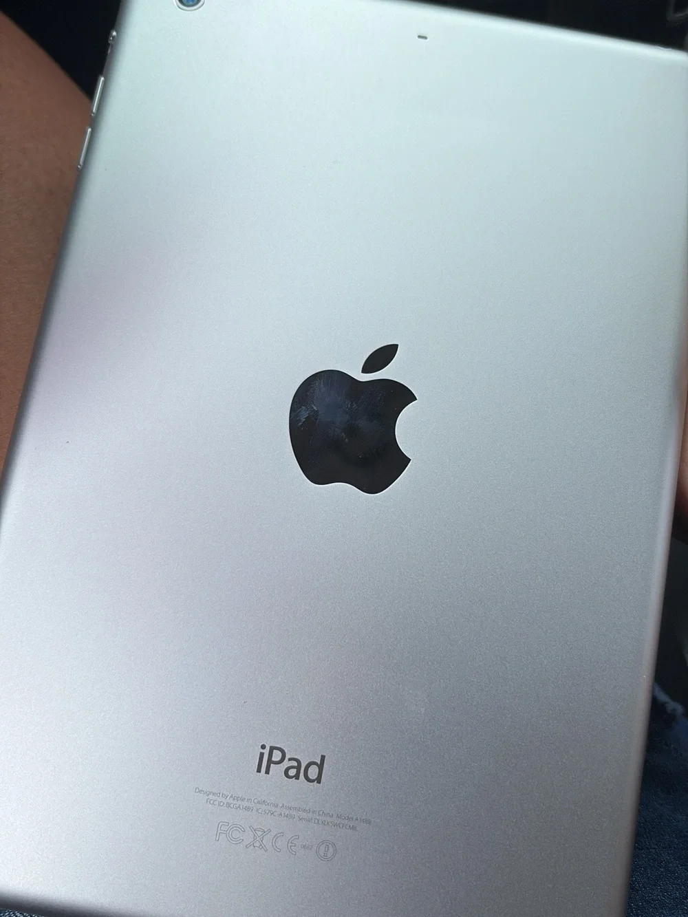 Apple iPad - Silver Aluminum Back